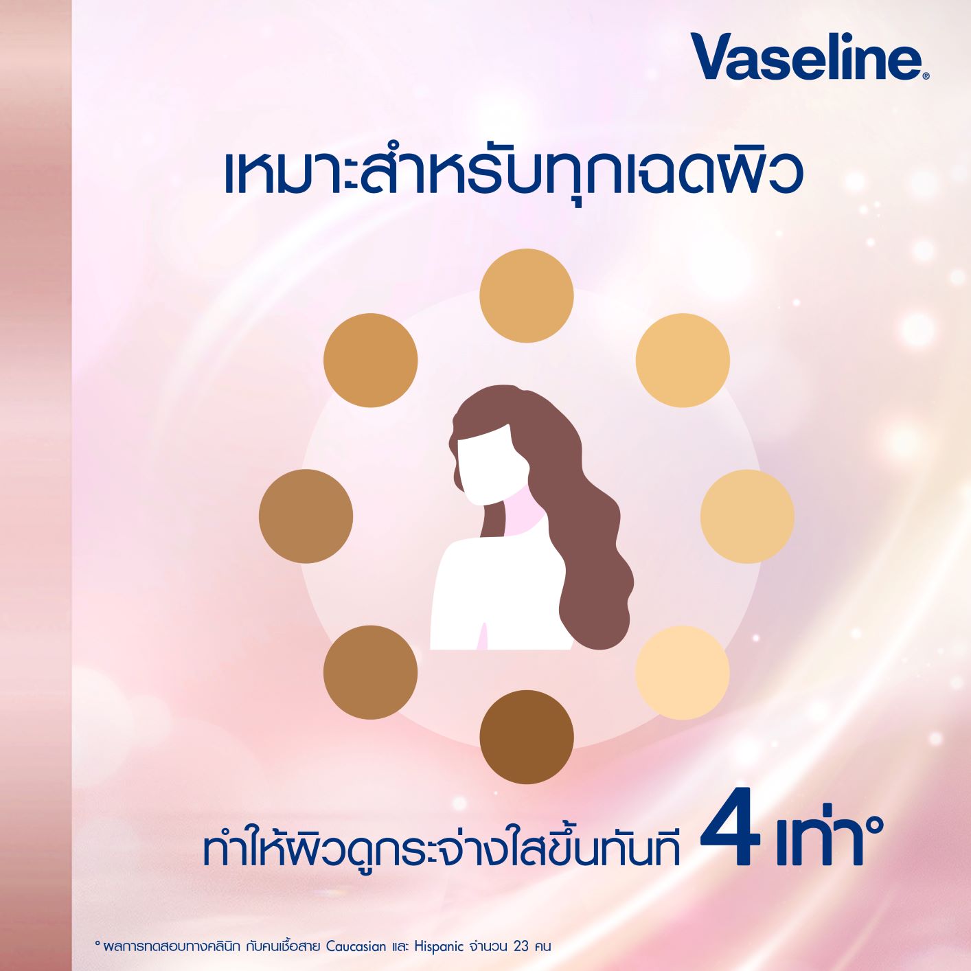 Vaseline Healthy Bright Gluta Hya Body UV Lotion Niacinamide Tone