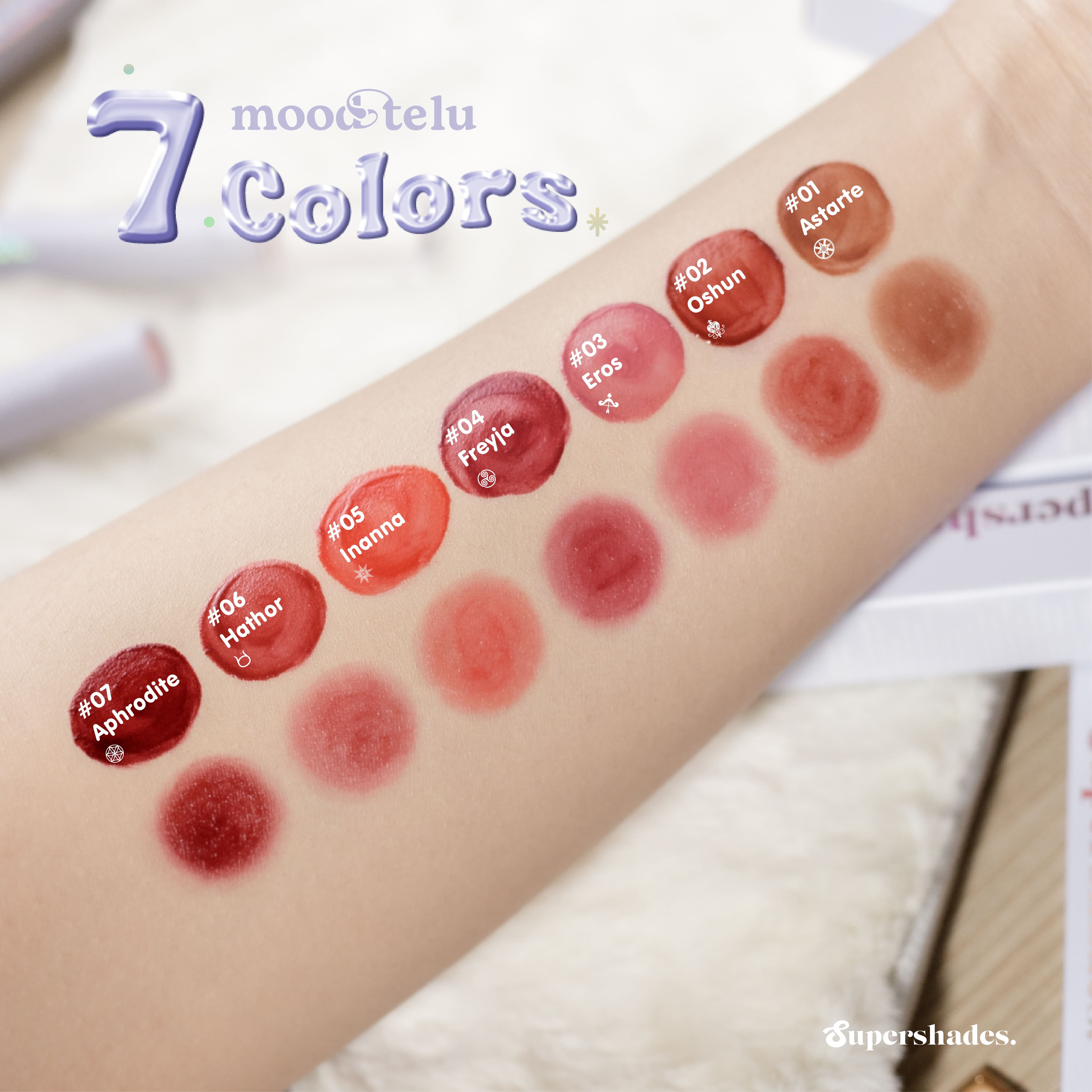 Supershades Moodtelu Lip Matte 2.5ml. 03 Dimple Watsons.co.th