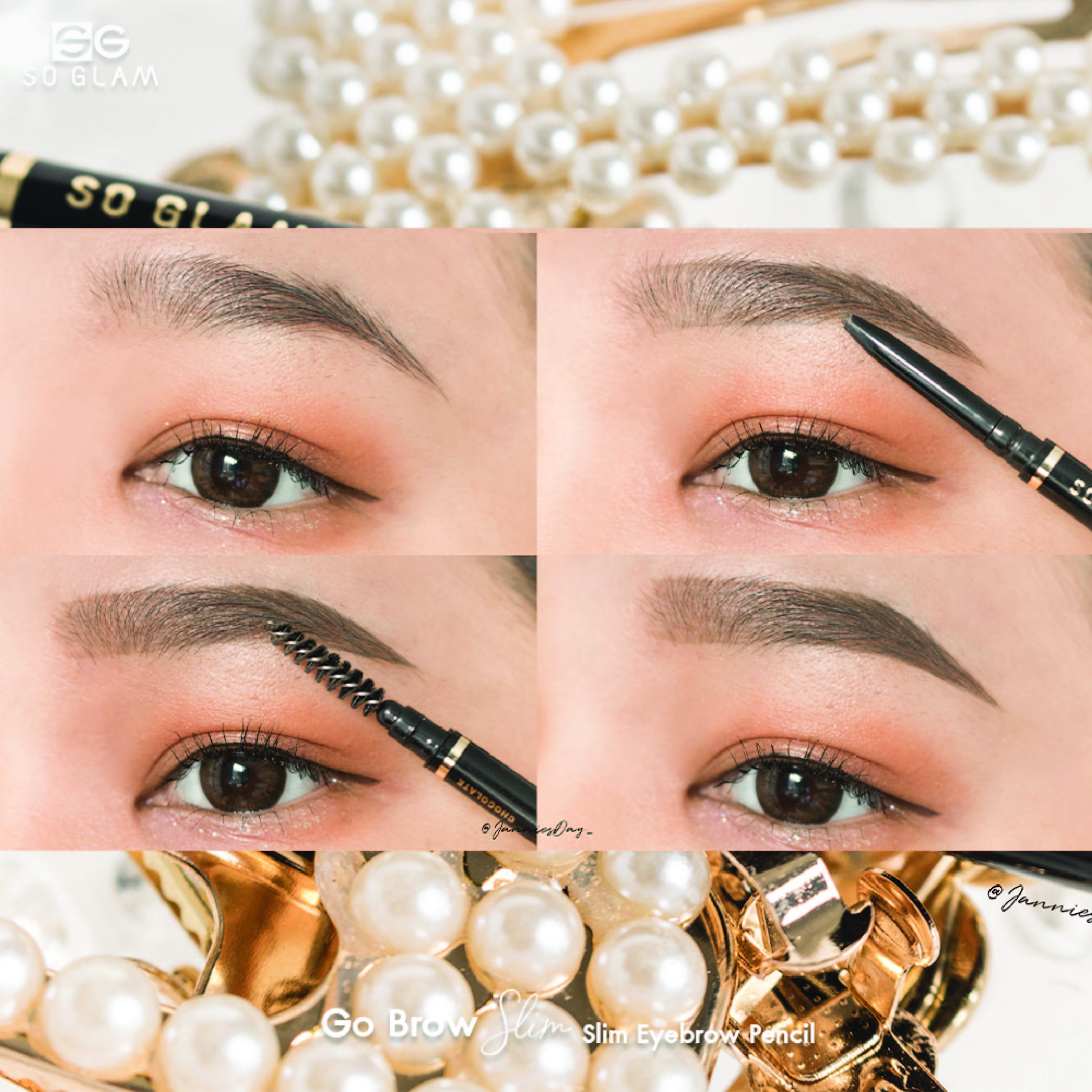 So glam go brow slim slim eyebrow pencil