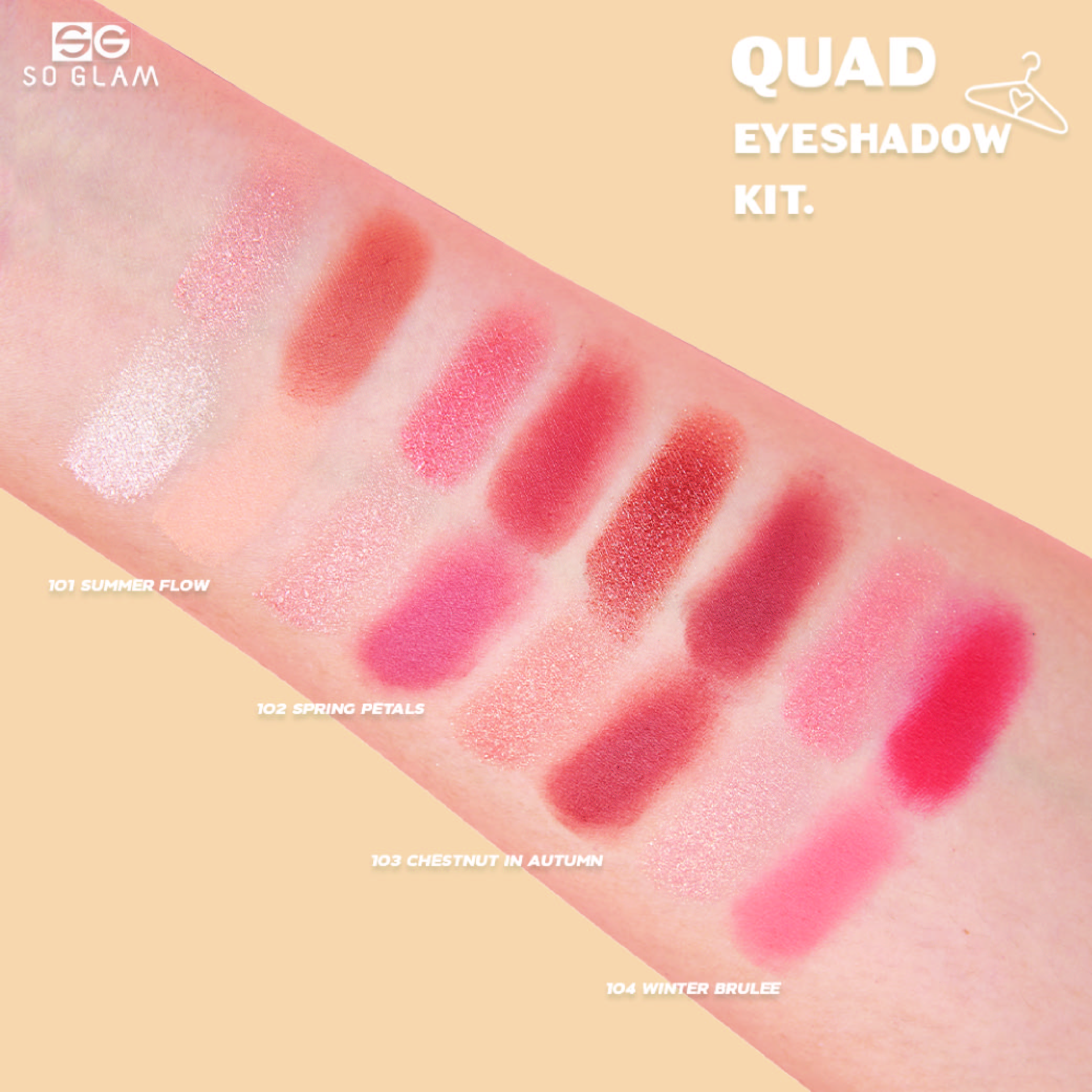 So Glam Quad Eyeshadow Kit