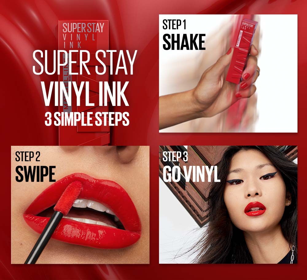 Buy Maybelline - Liquid Lipstick SuperStay Vinyl Ink - 100: Charmed Online
